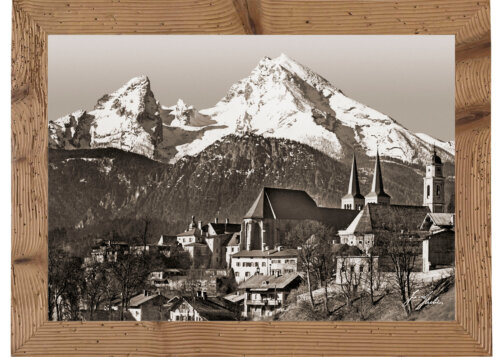 Berchtesgaden mit Watzmann um 1930